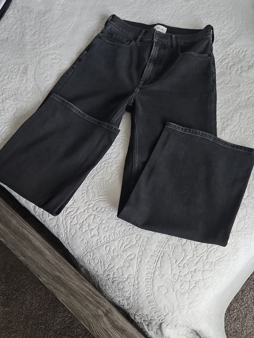 Everlane Womens Sailor Wide-Leg Jeans